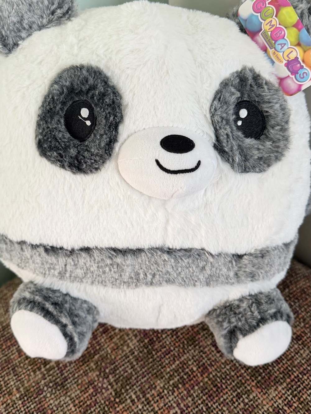 Cuddly Panda Plush Toy - White & Gray